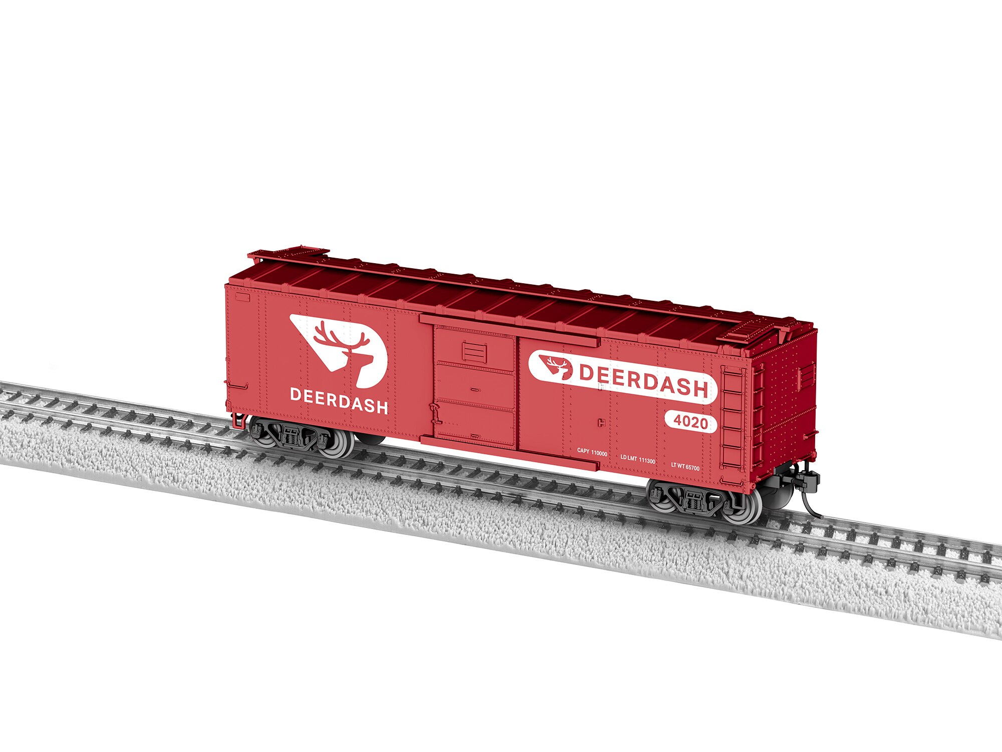 Deer Dash Christmas Boxcar